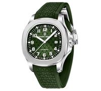 Pagani Design YS031 Reloj Automático de Lujo para Hombre, Correa de FKM Fluorogoma a Cuadros, Cristal de Zafiro, Movimiento Japonés 8215, Caja de Acero Inoxidable Premium Resistente al Agua 100M
