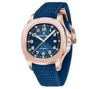Pagani Design YS031 Reloj Automático de Lujo para Hombre, Correa de FKM Fluorogoma a Cuadros, Cristal de Zafiro, Movimiento Japonés 8215, Caja de Acero Inoxidable Premium Resistente al Agua 100M