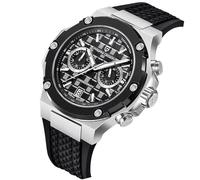 Pagani Design YS032 - Reloj de Pulsera para Hombre, de Lujo, Oro Rosa, Deportivo, cronógrafo, japonés, VK64, Cuarzo para Hombre, Correa de Caucho fluorado, Reloj de Pulsera para Hombre