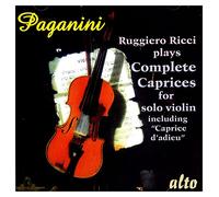 Paganini : L'intégrale des Caprices. Ricci.