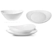 Pagano home Oferta servicio de platos Prometeo con ensaladera para 6 personas 19 piezas