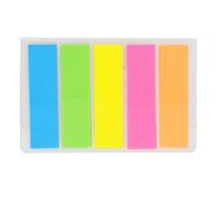 Page Markers Fluorescent Transparent Sticky Note Tabs for Books Notebooks Study Office Organisation Colourful Reusable Adhesive Indexing Labels