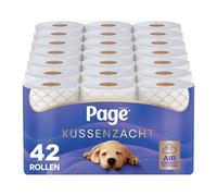 Page Papel higiénico - Papel higiénico suave cojín - 42 rollos - con lado extra - Paquete de ventaja