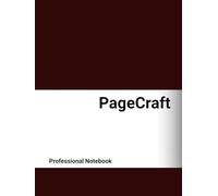 PageCraft: Professional Executive Notebook, 8.25×11 Inches, Premium Hardcover with 160 Lined Pages - Perfect for Business Meetings, Office Notes, and Daily Writing