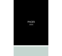PAGES: A lined notebook - Black, Soft Aquamarine. MOOD: Feeling It. The space for it to be. The light, the dark. The Transformation.