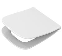 Pagette Asiento de inodoro Slim DS especial para Duravit Durastyle con descenso automático 795690202, color blanco