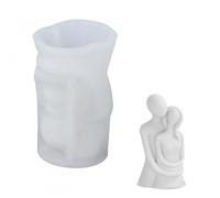 Pagezol Moldes para velas de pareja, moldes para velas de abrazo corporal, moldes 3D para hacer velas de abrazo, molde de vela de retrato de amante, molde de velas de bricolaje para hacer velas de