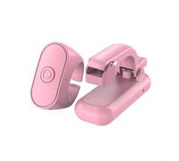 Página de control remoto para girador para dispositivos Kindle, control remoto inalámbrico, con carga tipo C y giro de página manos libres para leer (rosa)