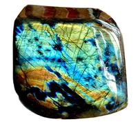 Página de inicio Cristal natural Labradorita Piedra lunar pulida Muestra de cristal de feldespato decoración hogareña (Size : 800-850g)