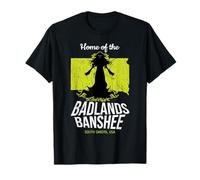 Página de inicio de Badlands Banshee Dakota del Sur América Cryptid State Camiseta