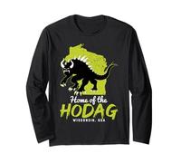 Página de inicio De Hodag Wisconsin State American Cryptid Funny Manga Larga