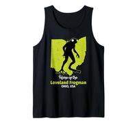 Página de inicio de Loveland Frogman Ohio State American Cryptid State Camiseta sin Mangas