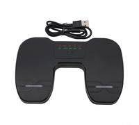 Página inalámbrica para pedal TURNER, control de pie USB/Bluetooth para leer y jugar, diseño silencioso antideslizante con LED, compatible con teléfono móvil y PC, color negro