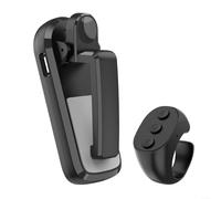 Página remota multifunción inalámbrica para tabletas Kindle de lectura Clicker Control de cámara 5m Rango tipo C Carga portátil Herramienta de presentación ligera (JX-07 Negro)