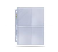 Ultra Pro Página Secure Platinum 4 bolsillos para toploaders - Protege tus tarjetas mientras viajas