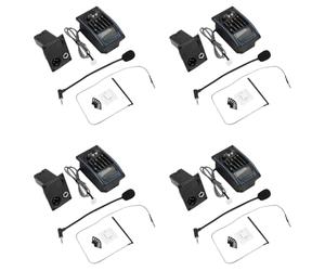 PAGJHRFJG 4X 5 Bandas de Guitarra AcúStica EQ Preamplificador Ecualizador de Sintonizador LCD con MicróFono LC-5