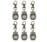 PAGJHRFJG 6X Reloj Claves en Forma de Buho 37X24Mm