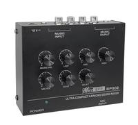 PAGJHRFJG EF302 Consola Mezcladora de Sonido Mezclador de Audio USB Micrófono Efectos de Grabación Mezclador de Audio Enchufe Europeo