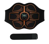 PAGJHRFJG Estimulador Muscular ABS con Vibración, Entrenador Abdominal EMS, Equipo de Electroestimulación para Gimnasio en Casa, Masajeador de Fitness con USB
