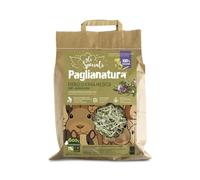 Paglianatura Alfalfa 100% Heno Rico en Calcio y proteínas para Conejos y roedores, Paquete de 600 g.