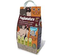 Paglianatura - Arena aglomerante Natural para Gatos, 2,4 kg (6 litros), Alta absorbencia, Control de olores, ecológica