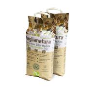 Paglianatura Kit de 2 Bolsas de heno Natural de 1300 g con Alfalfa, alimento para Conejos, cobayas y roedores, Rico en Fibra, proteínas y Calcio