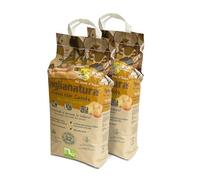 Paglianatura Kit de 2 Bolsas de heno Natural de 1300 g con Zanahoria, alimento para Conejos, cobayas y roedores, ricas en Fibra y Vitamina A