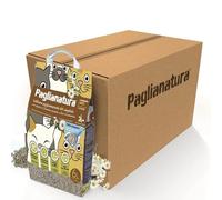 Paglianatura Kit de 2 piezas de arena para gatos de manzanilla aglutinante - Ultra absorbente, control de olores natural, biodegradable, ideal para gatos