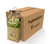 Paglianatura Kit de 6 Bolsas de heno de 1300 g, alimento Rico en Fibra para Conejos, cobayas y roedores, 100% Natural, promueve la digestión y la Salud de los Dientes