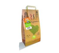 Paglianatura Pellet de heno de 3 kg con un 10% de Alfalfa, alimento Natural y Rico en Fibra para Conejos y roedores, nutrición Adicional con Calcio y proteínas