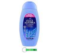 PAGLIERI Felce Azzurra - Gel de ducha (16 unidades, aroma distintivo, 400 ml, incluye llavero Beni Culinari gratuito)