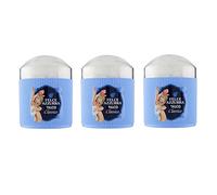 Paglieri Felce Azzurra Talco Classico con Piumino - Polvos corporales clásicos con esponjas, 250 g, 3 unidades