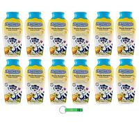 Paglieri SapoNello Gel de ducha y champú con plátanos, fórmula sin lágrimas, piel hidratada 250 ml + llavero Beni Culinari gratuito (12 unidades)