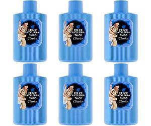 Pagliier Felce Azzurra Talco Classico - Polvos corporales (6 unidades, 150 g)