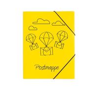 PAGNA 21603-15 - Carpeta con cierre de goma, A4, polipropileno, 3 solapas, color amarillo