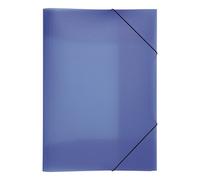 Pagna 21638-07 - Carpeta (tamaño A3, con goma elástica y 3 solapas interiores), color azul oscuro