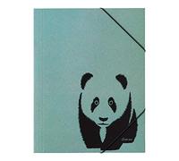 PAGNA 21658-17 - Carpeta con goma (A4, cartón, 3 solapas), diseño de panda