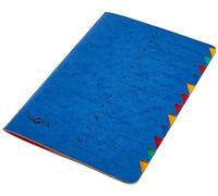 Pagna 24131-02 - Carpeta (DIN A4, cartón, 12 separadores de colores), color azul