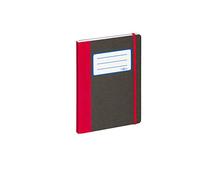Pagna 26066 - 03 - Cuaderno A5 Basic Rojo (Apuntes con 192 páginas, cuadriculado)