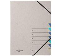 Pagna 4430702 - Archivador de 7 piezas, A4, color gris y azul