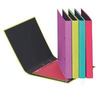 Pagna A4 Trend Ring Binder 2-Arch Mechanism with Compressor Bar, Purple