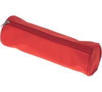 Pagna Basic Colours Pencil Case Durable Nylon 220 x 70 mm Piping Red