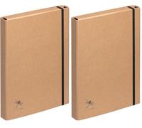 PAGNA Carpeta A4 Pur con cierre de goma (Paquete de 2)