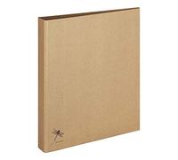 Pagna Carpeta de anillas A4 Pure Práctico Mecanismo de 2 Anillas, Cartón Gris Robusto Recubierto con Papel Kraft