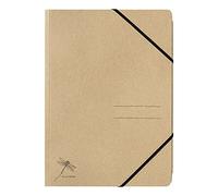 PAGNA Carpeta elástica A4 Pure 3 solapas natural