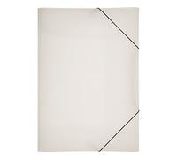 PAGNA Carpeta con goma Lucy Colours – Polipropileno 3 lengüetas A3 Transparente