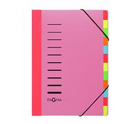 PAGNA Ordnungsmappe DESKORGANIZER Lucy Colors, transparent