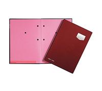 PAGNA Unterschriftenmappe "DE LUXE", DIN A4, 10 Fächer, rot