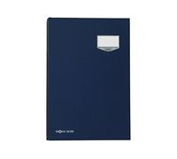 PAGNA Unterschriftenmappe "DE LUXE", DIN A4, 20 Fächer, blau
