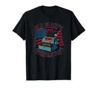 Pago de Horas Extras de Old Glory Camiseta, Hombre, Negro, 3XL